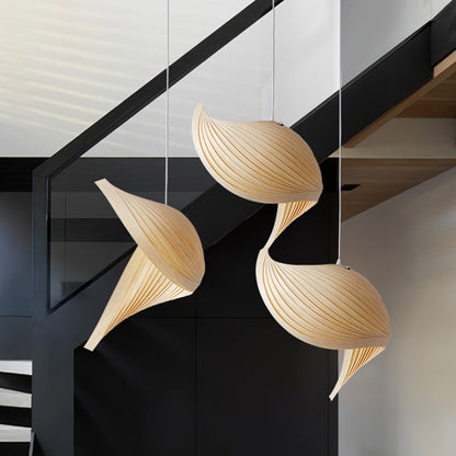 Arbor Weave Wood Pendant Light / Single Head