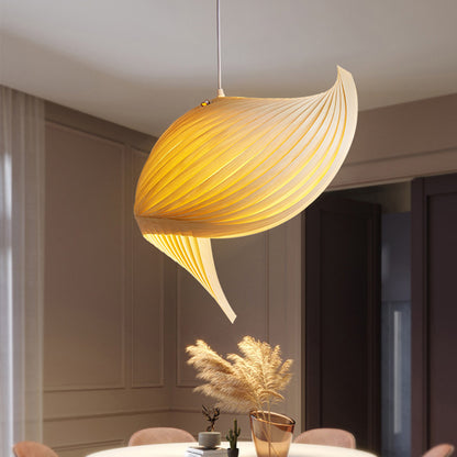 Arbor Weave Wood Pendant Light