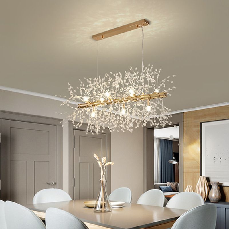 Aurelia Firefly Crystal Linear Chandelier