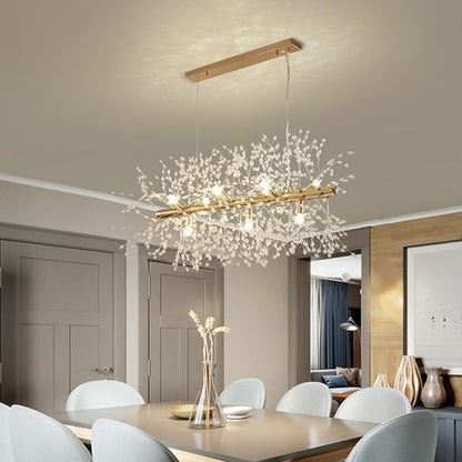 Aurelia Firefly Crystal Linear Chandelier