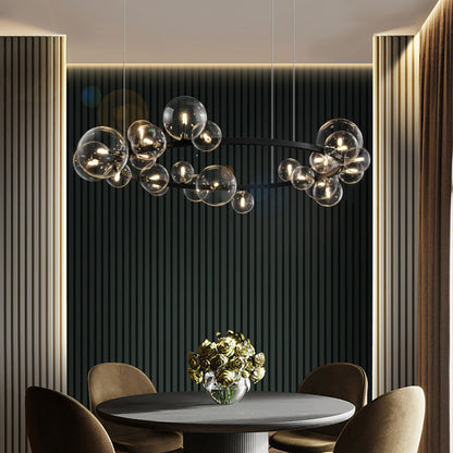 Celeste Bubble Cluster LED Chandelier / Neutral Light / 85cm
