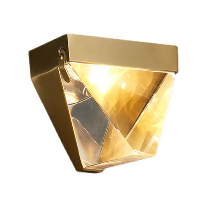 Cristallo Copper Crystal Wall Sconce