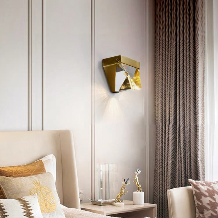 Cristallo Copper Crystal Wall Sconce