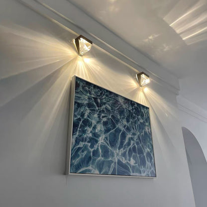 Cristallo Copper Crystal Wall Sconce