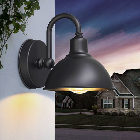 Heritage IP65 Outdoor Lantern Sconce / 8014 Black