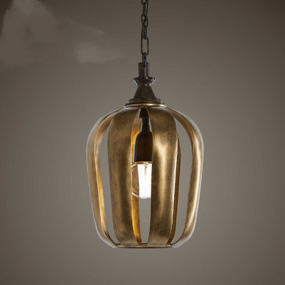 Ironclad Resin Industrial Pendant Light / Large
