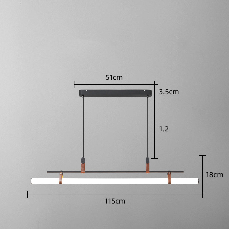 Linea Remote LED Bar Pendant