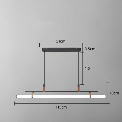 Linea Remote LED Bar Pendant