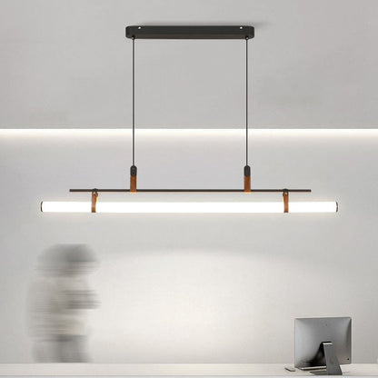 Linea Remote LED Bar Pendant / Gold / 80cm / Tricolor dimming