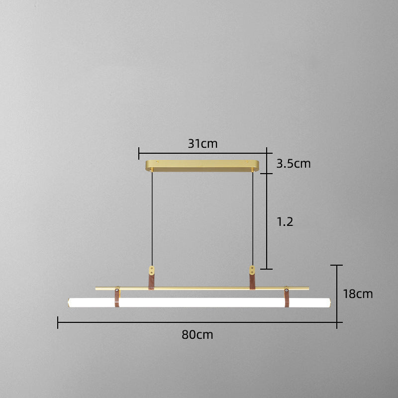 Linea Remote LED Bar Pendant