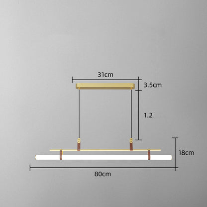 Linea Remote LED Bar Pendant