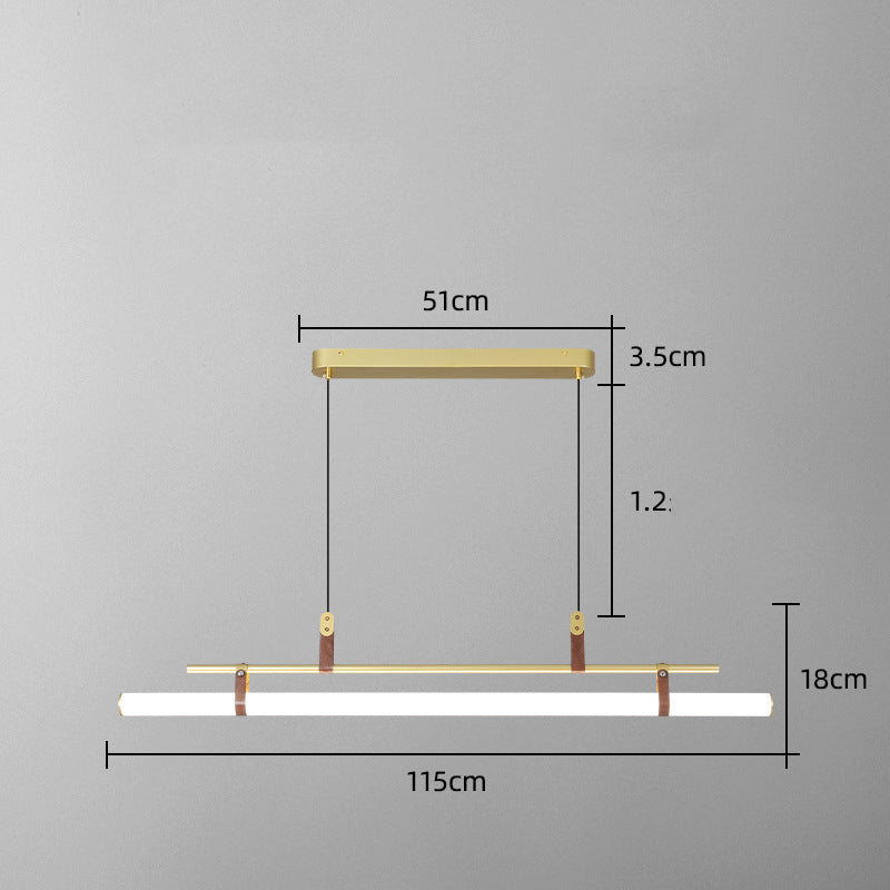 Linea Remote LED Bar Pendant