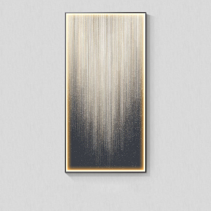 Luminous Abstract LED Wall Art Panel / B / 50X100CM / Black Frame