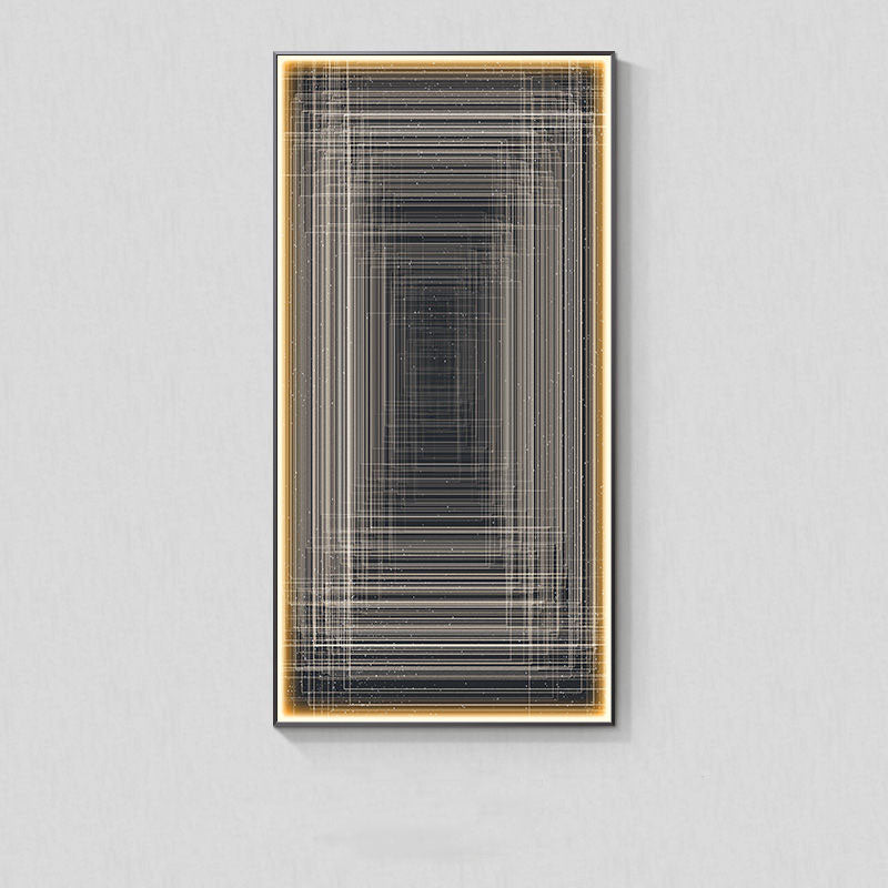 Luminous Abstract LED Wall Art Panel / B / 60X120CM / Black Frame