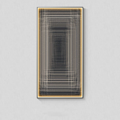 Luminous Abstract LED Wall Art Panel / B / 60X120CM / Black Frame