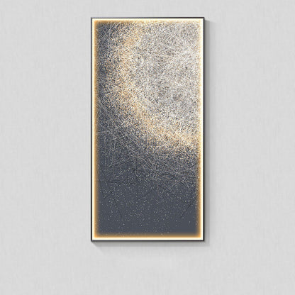 Luminous Abstract LED Wall Art Panel / C / 50X100CM / Black Frame