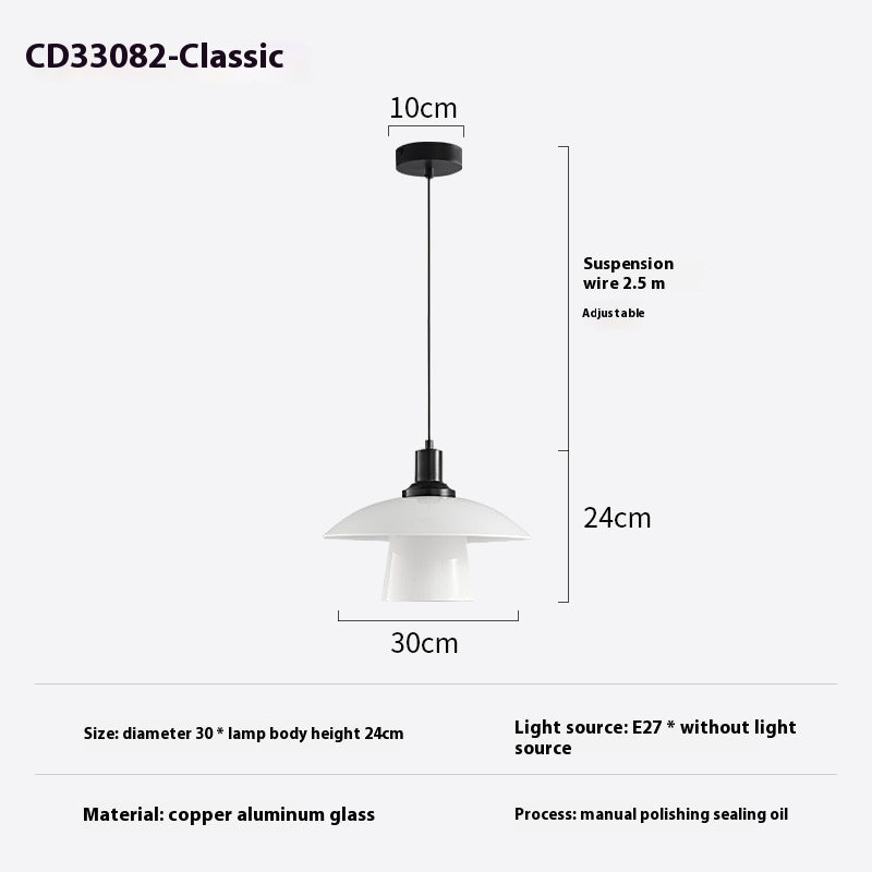 Nero Glass Bedside Pendant Light