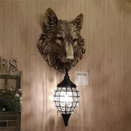 Old Town Resin Café Wall Lantern / 110V Ordinary