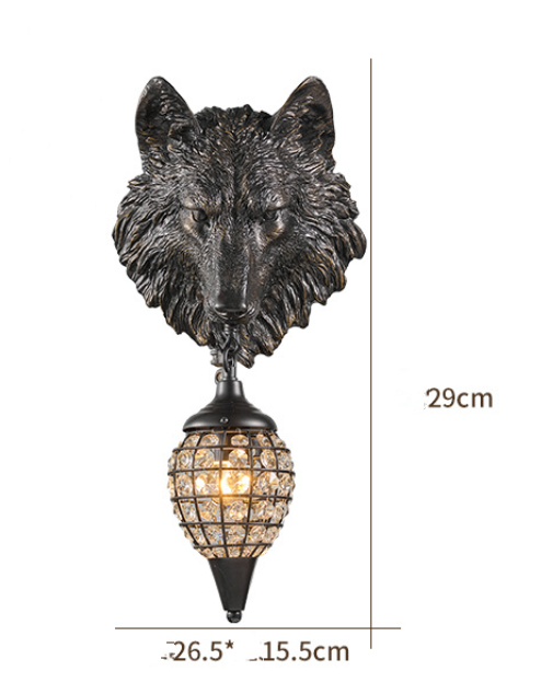 Old Town Resin Café Wall Lantern / 110V Gold Distressed
