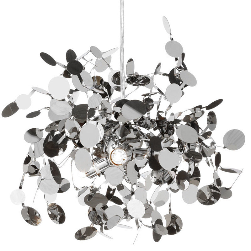 Sylvan Leaf Stainless Steel Pendant Light / Luo color / warm light